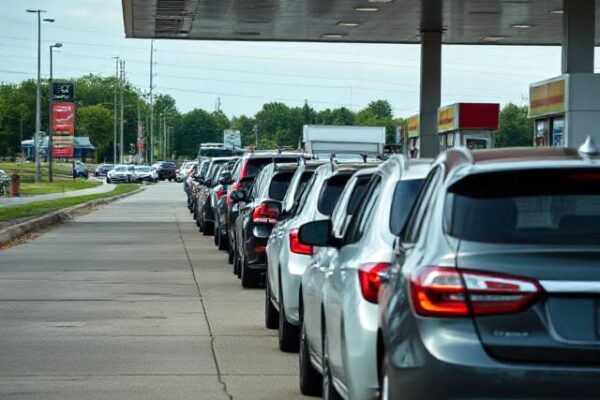 Russian gasoline shortage